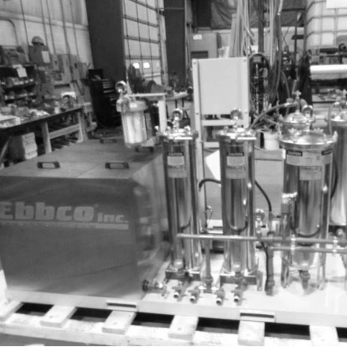 EBBCO Water re-circulation system