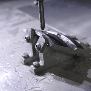 Fixture for making angled precision holes