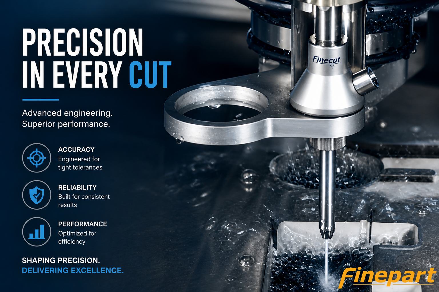 Finecut 3-axis micro waterjet system