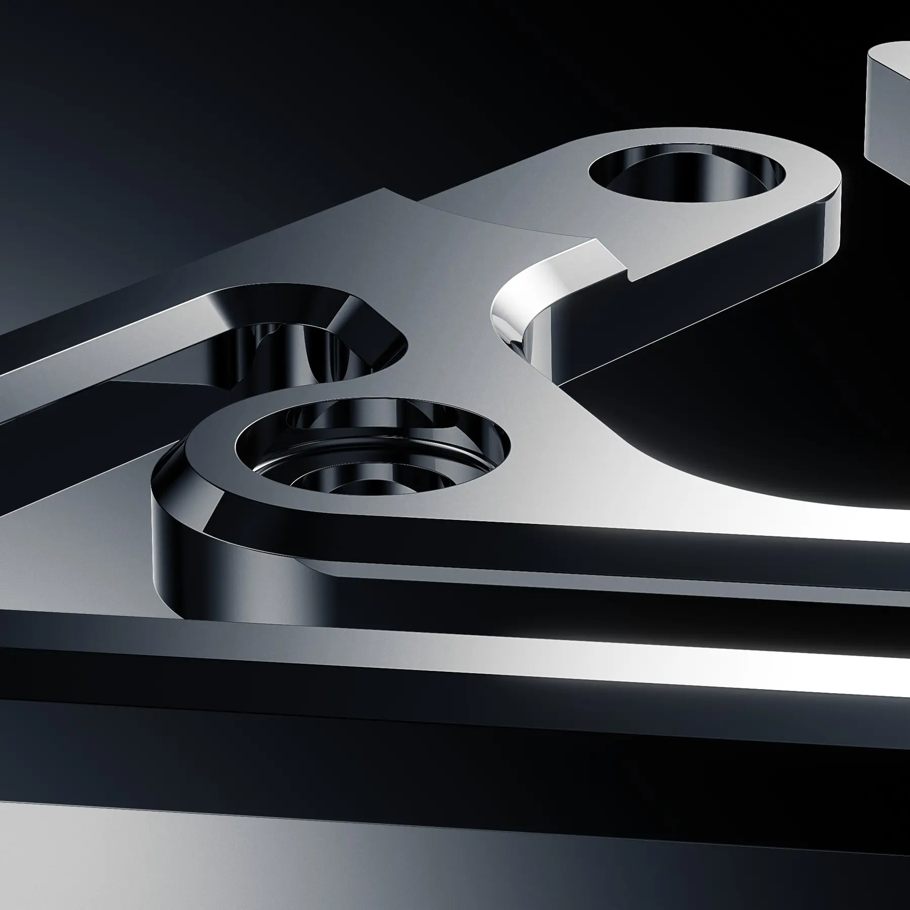 Precision-cut advanced material component with complex geometry