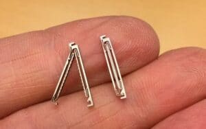 Surgical clips made from Nitinol