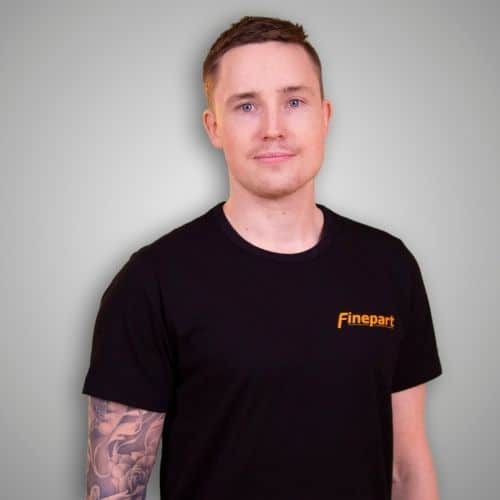 Gabriel Landegren, Cutting Center Manager Finepart Sweden AB