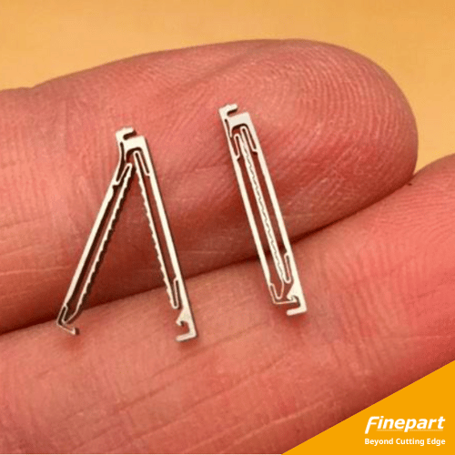 micro waterjet cut nitinol clips 0.9 mm