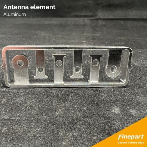 Waterjet cutting aluminium - Antenna element