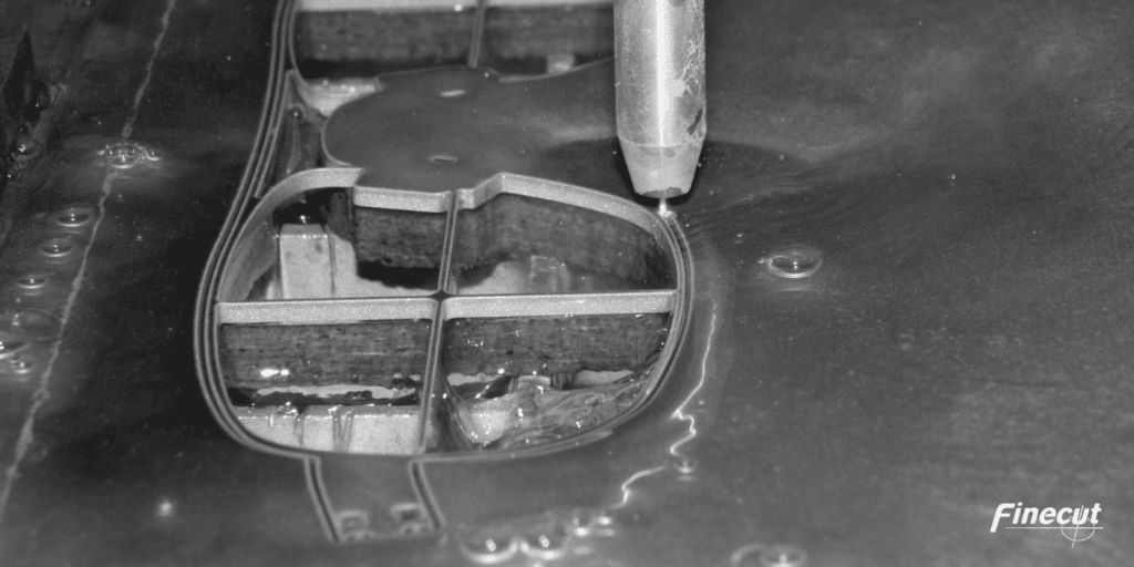 Micro waterjet accuracy