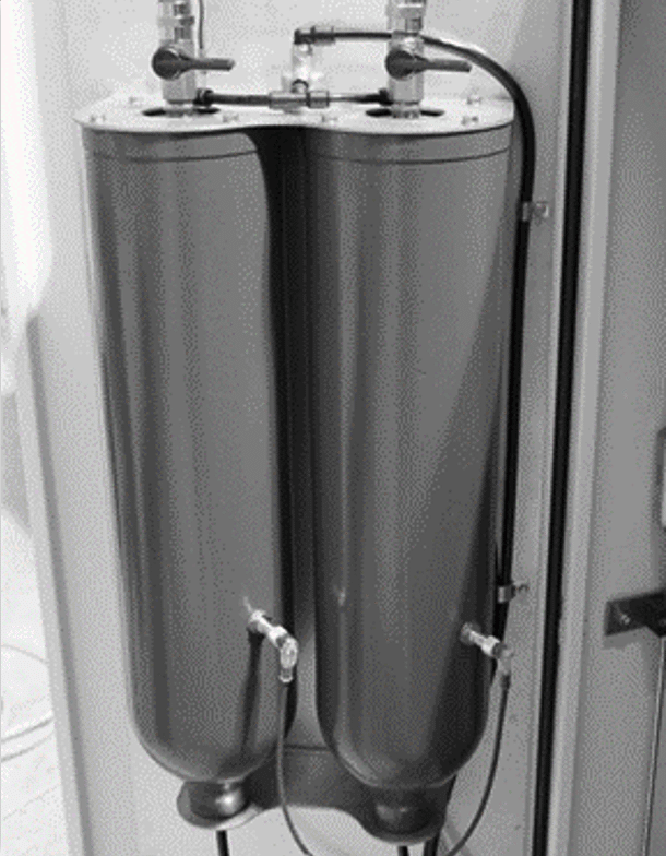Abrasive pressure vessel - Finecut