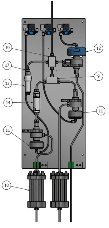 Low-pressure piercing utility for multiple machines setup