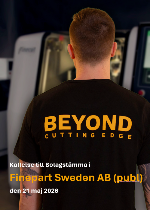 Kallelse till Bolagsstämma i Finepart Sweden AB 2026