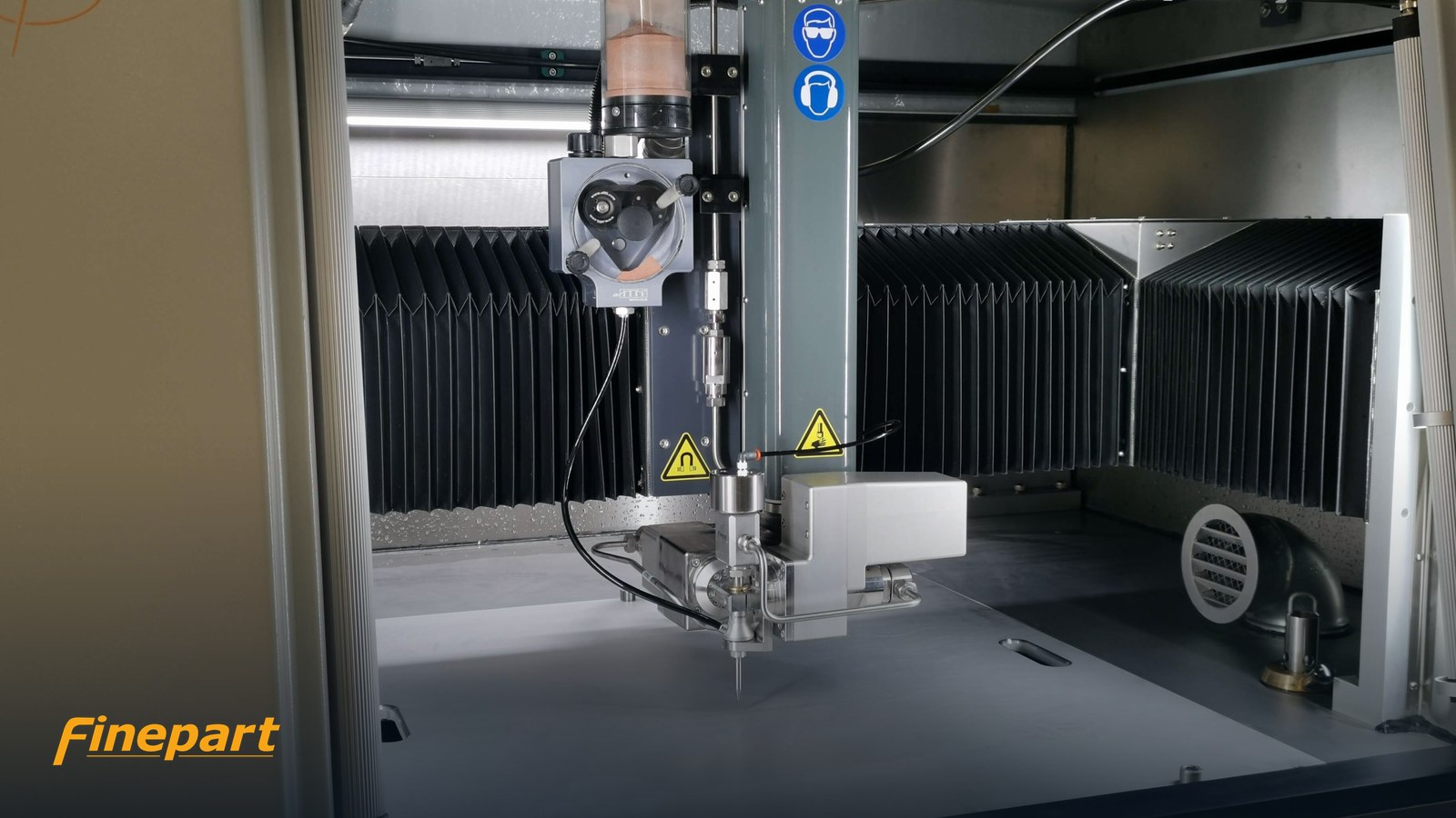 Micro abrasive waterjet compared with CNC machining for complex precision parts